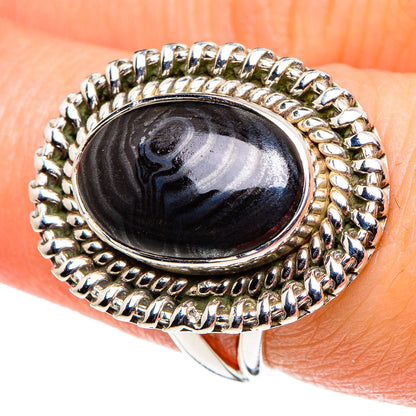Psilomelane Rings handcrafted by Ana Silver Co - RING95870