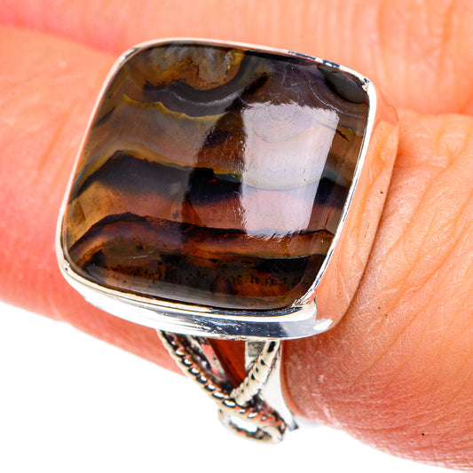 Montana Agate Rings handcrafted by Ana Silver Co - RING95903