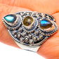 Labradorite Rings handcrafted by Ana Silver Co - RING95939