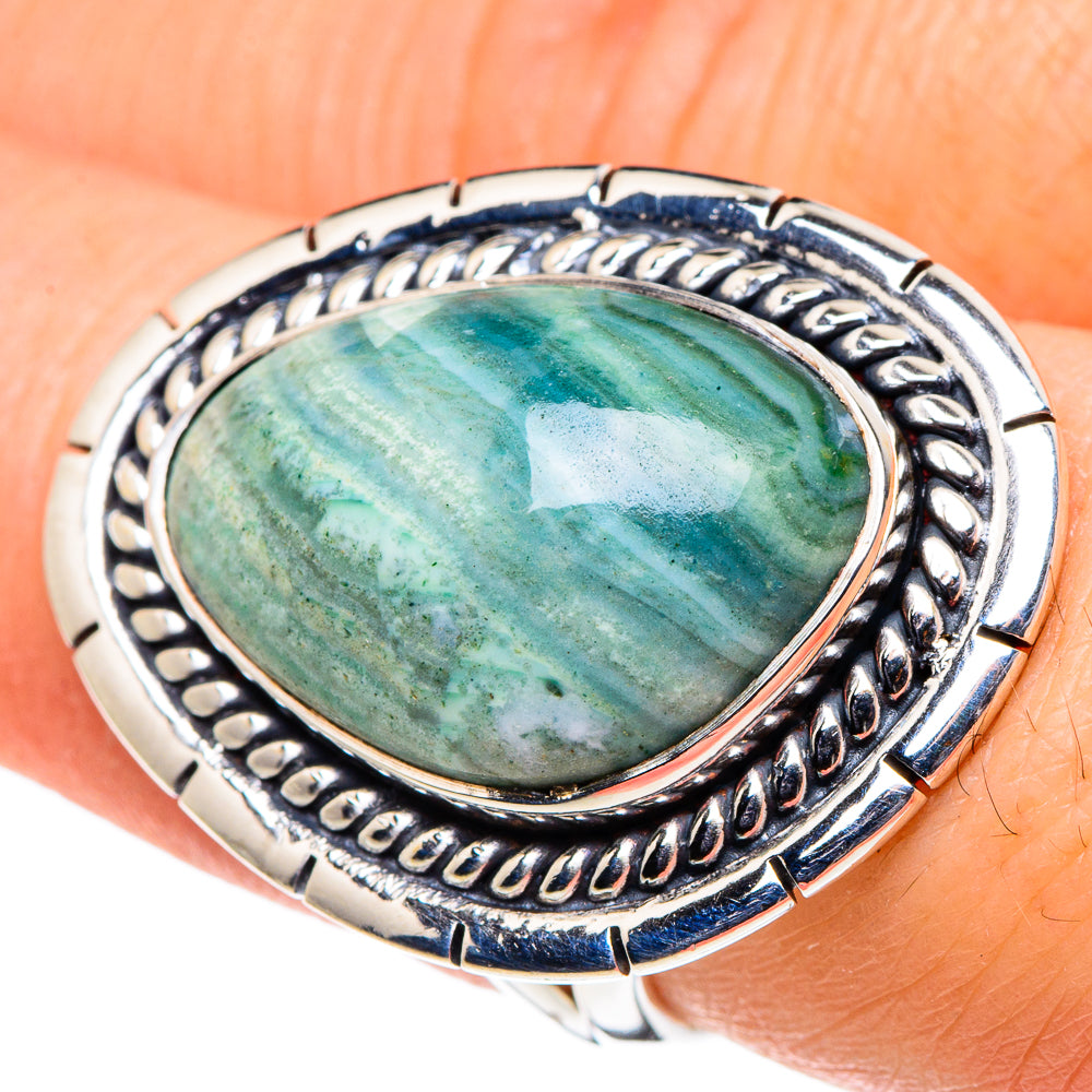 Ocean Jasper Rings handcrafted by Ana Silver Co - RING95945