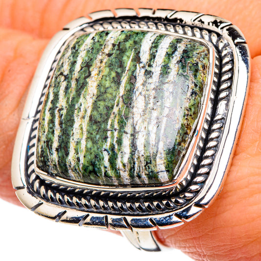 Lizard Jasper Rings handcrafted by Ana Silver Co - RING95957