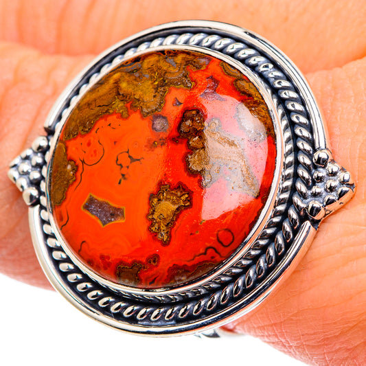 Morocco Agate Rings handcrafted by Ana Silver Co - RING95960