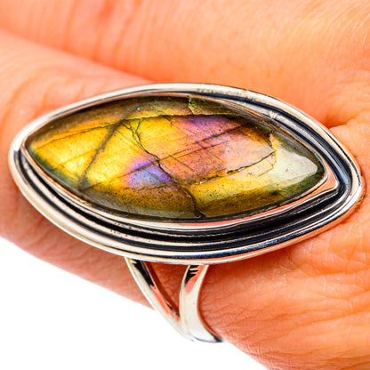 Labradorite Rings handcrafted by Ana Silver Co - RING95962