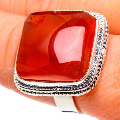 Red Onyx Rings handcrafted by Ana Silver Co - RING95968