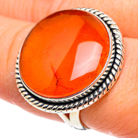 Carnelian Rings handcrafted by Ana Silver Co - RING95969