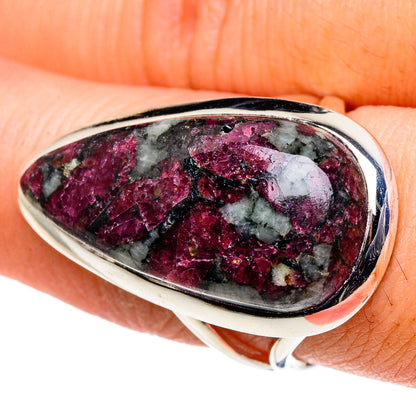 Russian Eudialyte Rings handcrafted by Ana Silver Co - RING95973