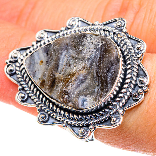 Desert Druzy Rings handcrafted by Ana Silver Co - RING95988
