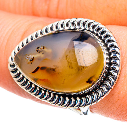Montana Agate Rings handcrafted by Ana Silver Co - RING96006