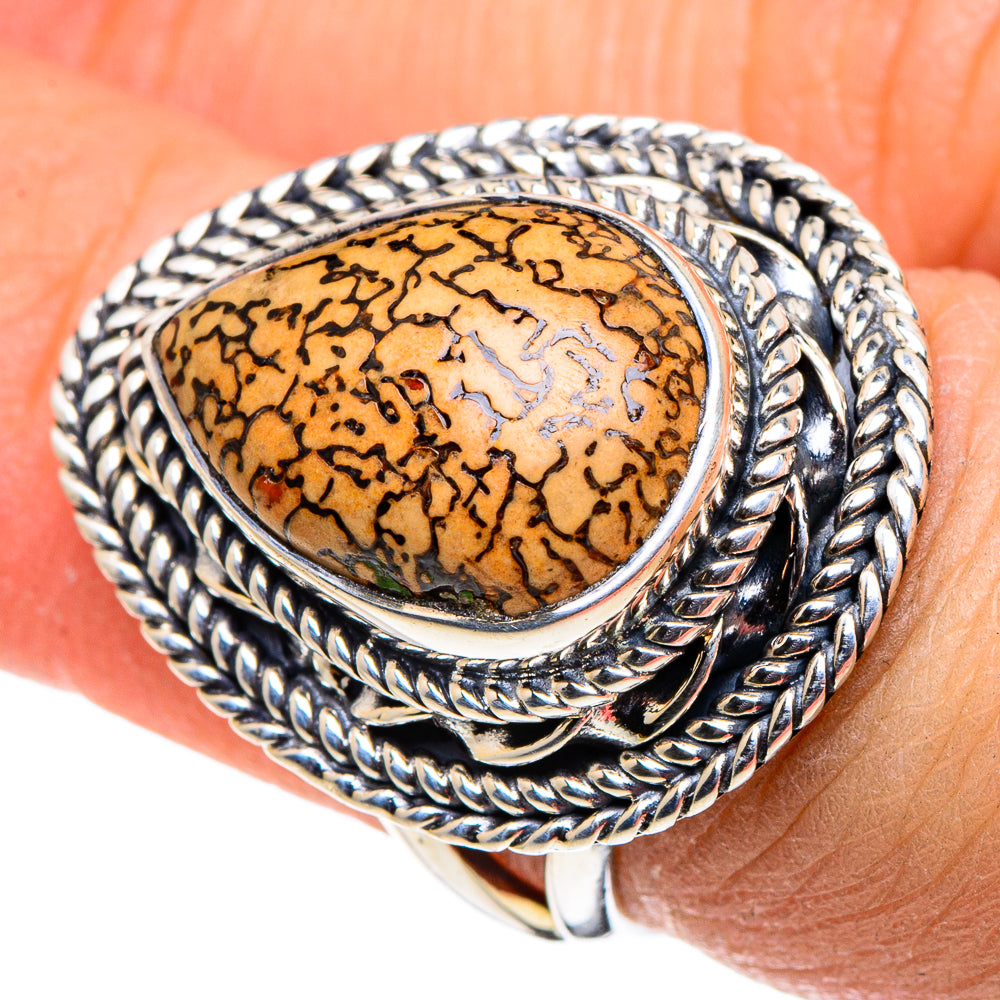 Dinosaur Bone Rings handcrafted by Ana Silver Co - RING96009