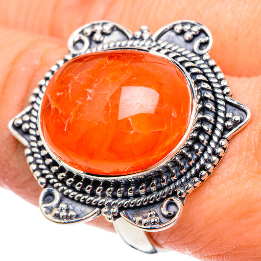 Carnelian Rings handcrafted by Ana Silver Co - RING96011