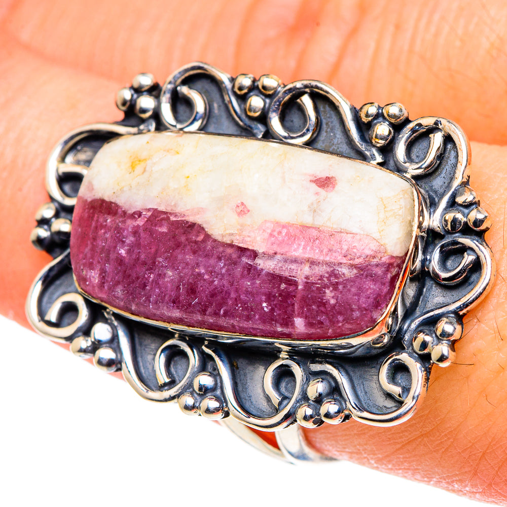 Thulite Rings handcrafted by Ana Silver Co - RING96013