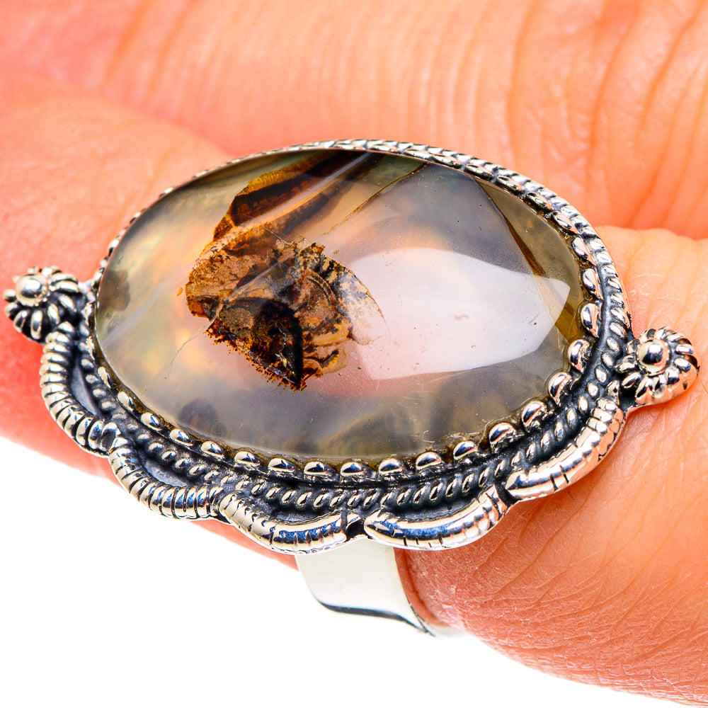 Montana Agate Rings handcrafted by Ana Silver Co - RING96021