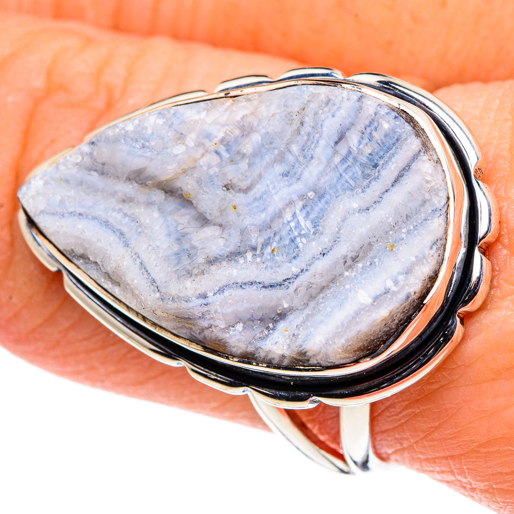 Desert Druzy Rings handcrafted by Ana Silver Co - RING96025