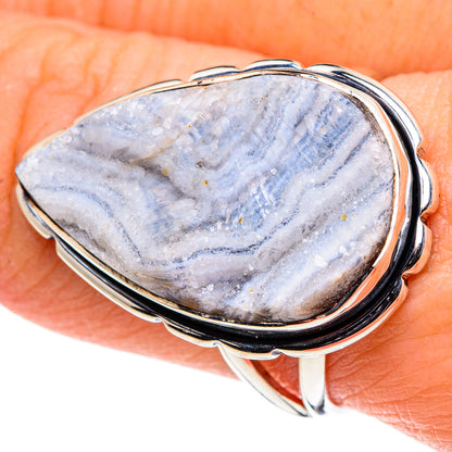 Desert Druzy Rings handcrafted by Ana Silver Co - RING96025