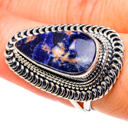 Sodalite Rings handcrafted by Ana Silver Co - RING96035