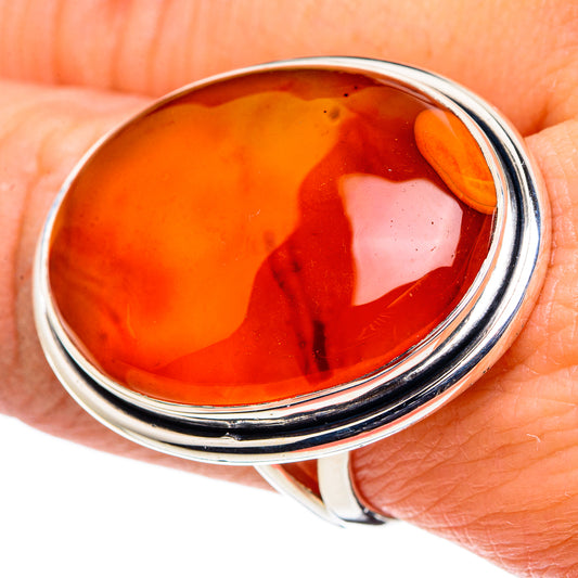 Carnelian Rings handcrafted by Ana Silver Co - RING96054