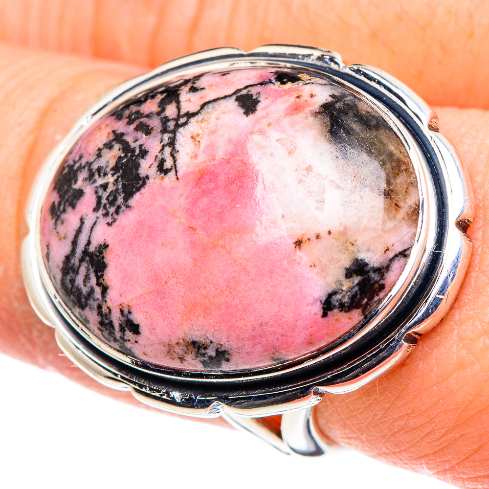 Rhodonite Rings handcrafted by Ana Silver Co - RING96055