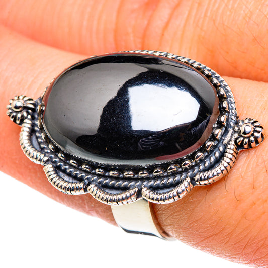 Hematite Rings handcrafted by Ana Silver Co - RING96064