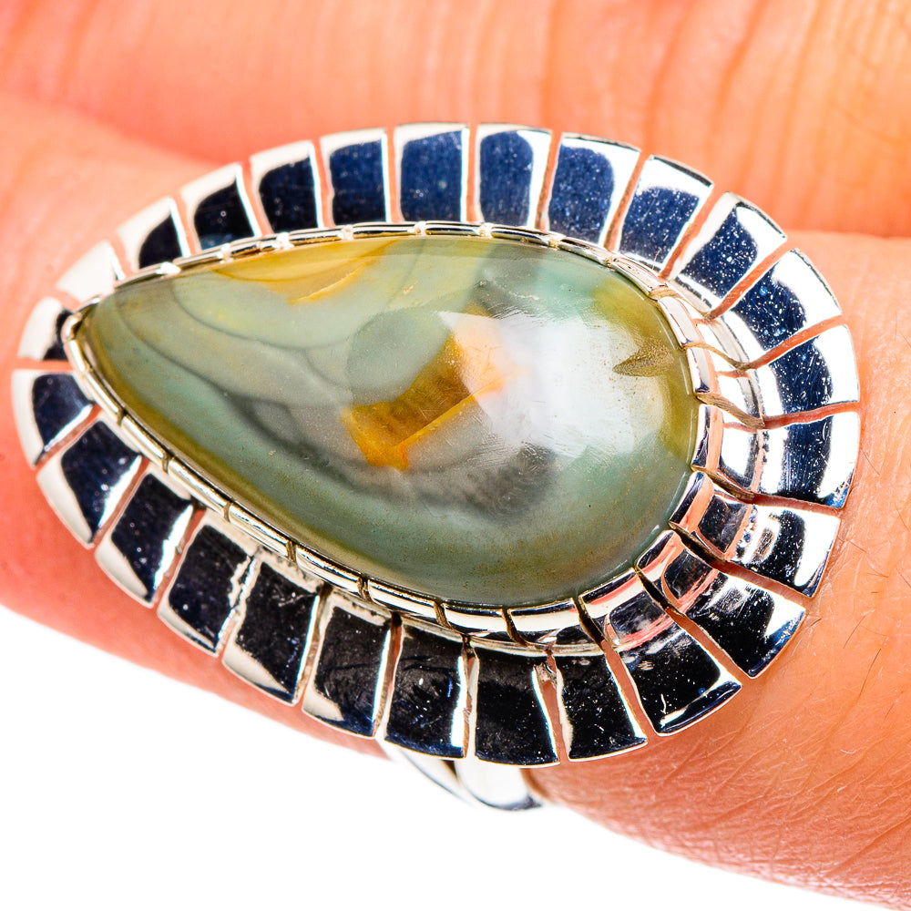 Willow Creek Jasper Rings handcrafted by Ana Silver Co - RING96075