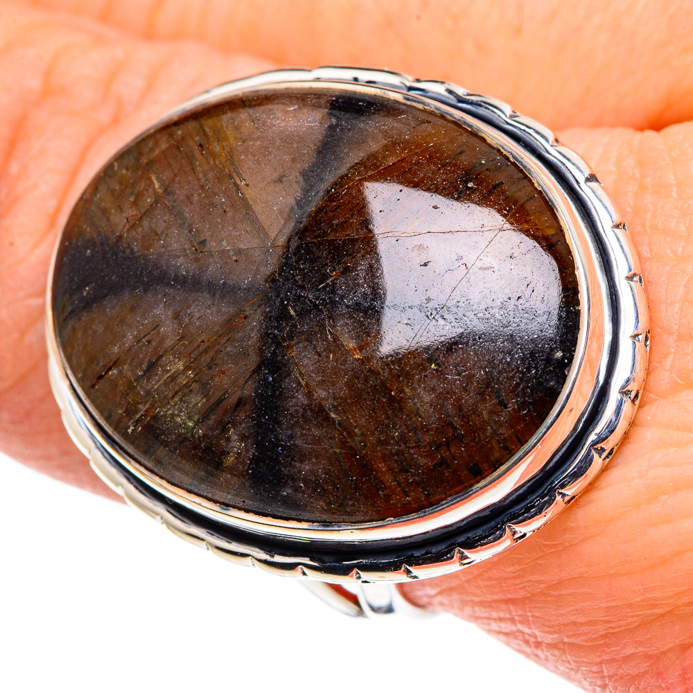 Chiastolite Rings handcrafted by Ana Silver Co - RING96089