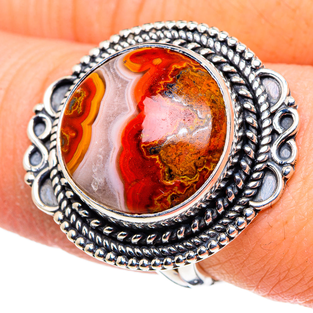 Ocean Jasper Rings handcrafted by Ana Silver Co - RING96091
