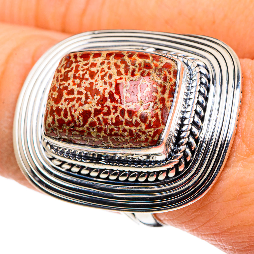 Dinosaur Bone Rings handcrafted by Ana Silver Co - RING96092