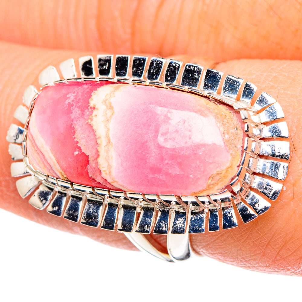 Rhodochrosite Rings handcrafted by Ana Silver Co - RING96095