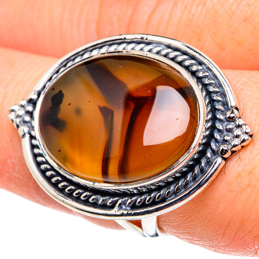 Montana Agate Rings handcrafted by Ana Silver Co - RING96126