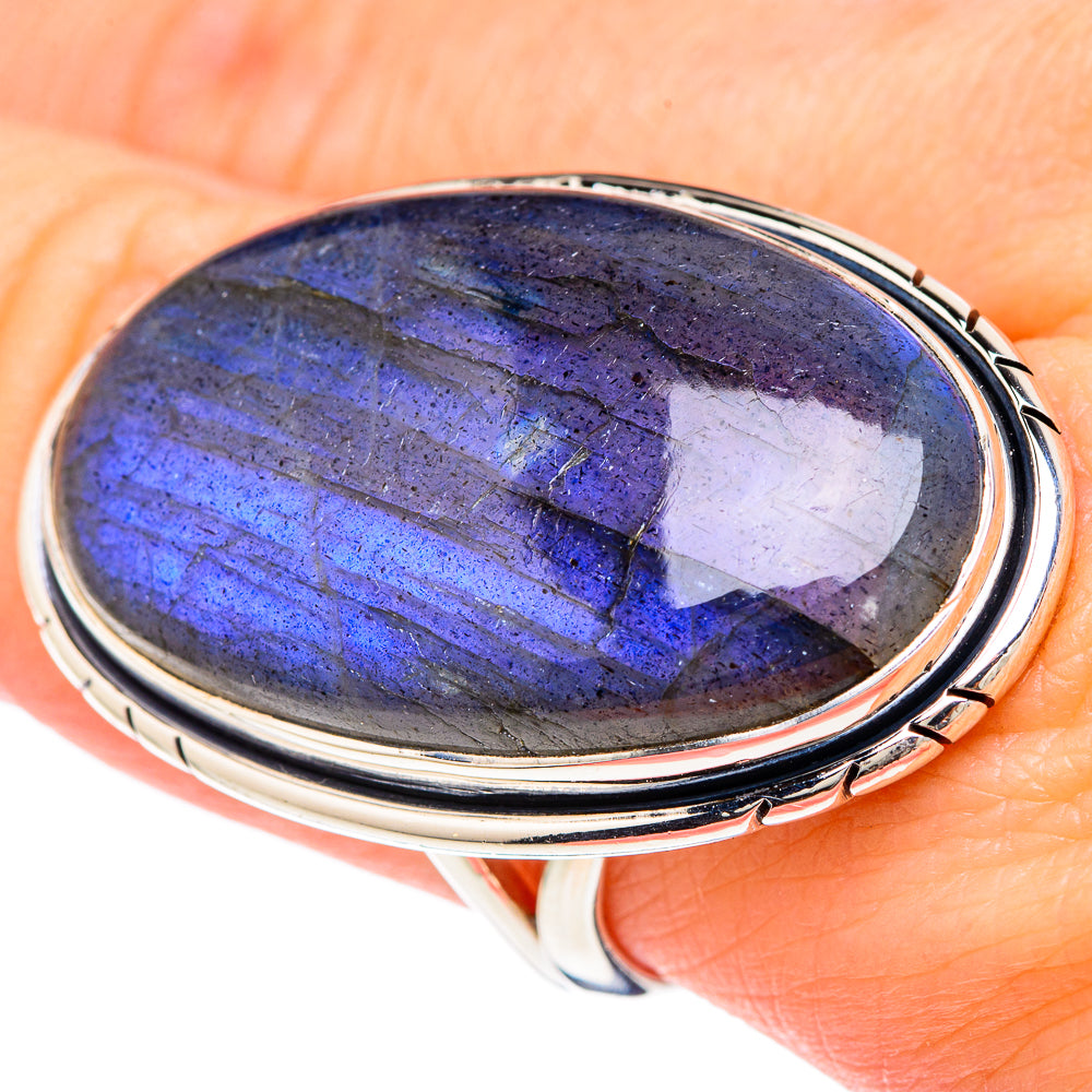 Labradorite Rings handcrafted by Ana Silver Co - RING96140