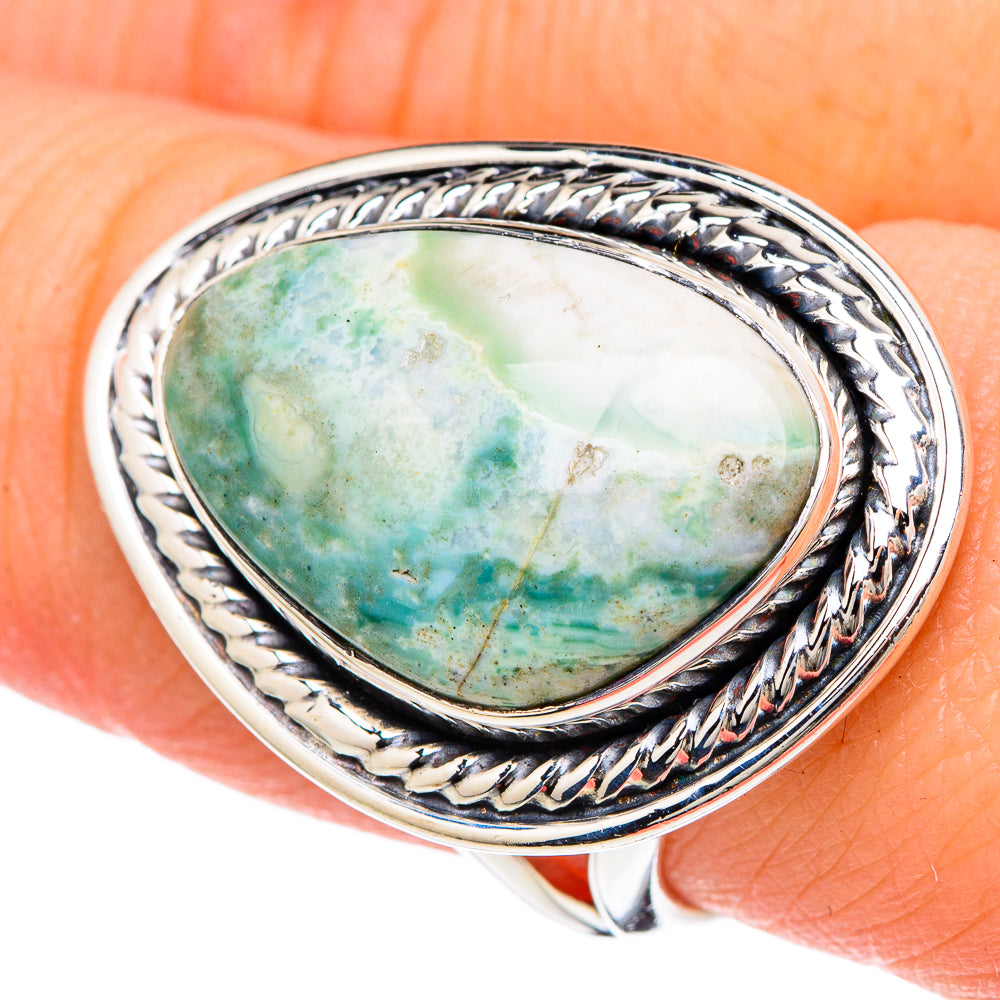 Ocean Jasper Rings handcrafted by Ana Silver Co - RING96149