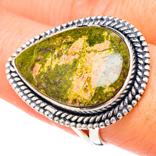 Unakite Rings handcrafted by Ana Silver Co - RING96150