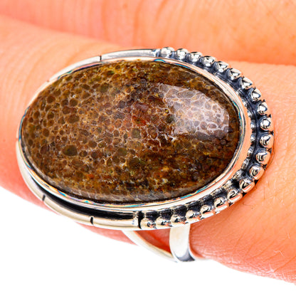 Dinosaur Bone Rings handcrafted by Ana Silver Co - RING96159