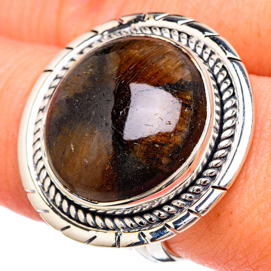 Chiastolite Rings handcrafted by Ana Silver Co - RING96160