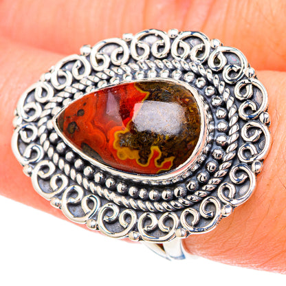 Morocco Agate Rings handcrafted by Ana Silver Co - RING96162