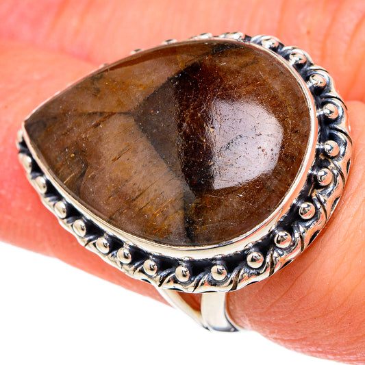 Chiastolite Rings handcrafted by Ana Silver Co - RING96165