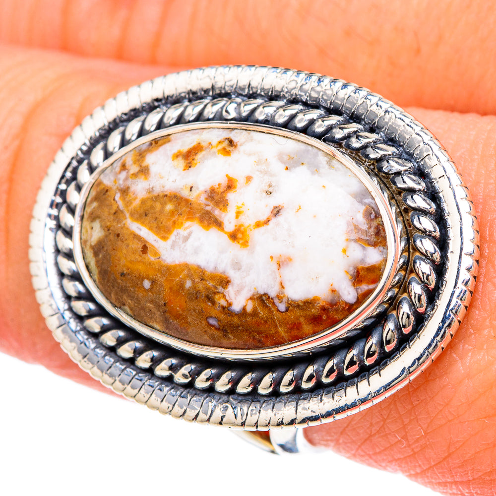 Ocean Jasper Rings handcrafted by Ana Silver Co - RING96167