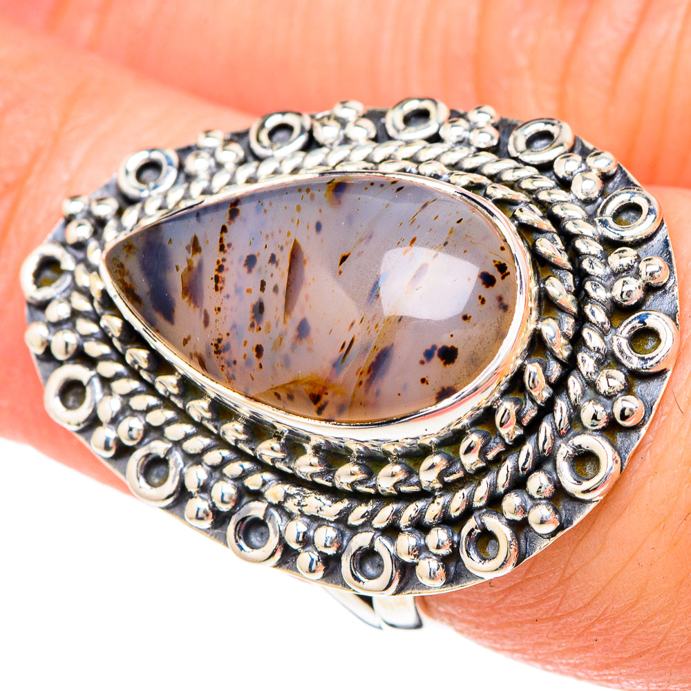 Montana Agate Rings handcrafted by Ana Silver Co - RING96168
