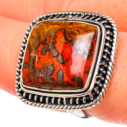 Morocco Agate Rings handcrafted by Ana Silver Co - RING96169