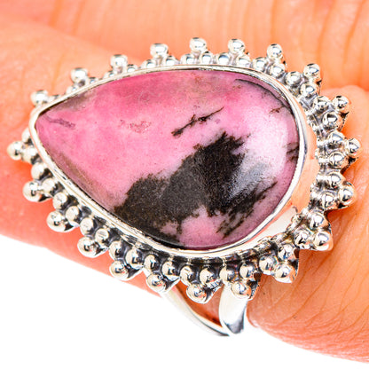 Rhodonite Rings handcrafted by Ana Silver Co - RING96171