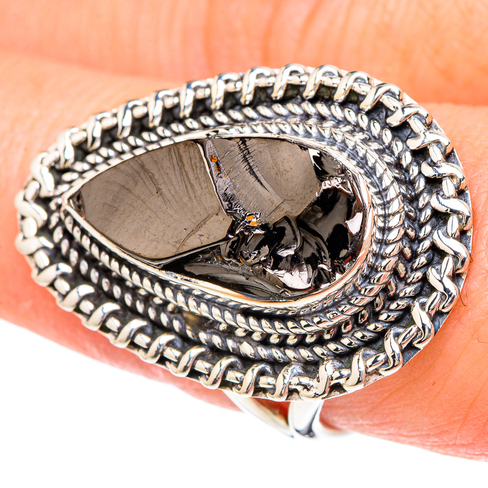 Shungite Rings handcrafted by Ana Silver Co - RING96175