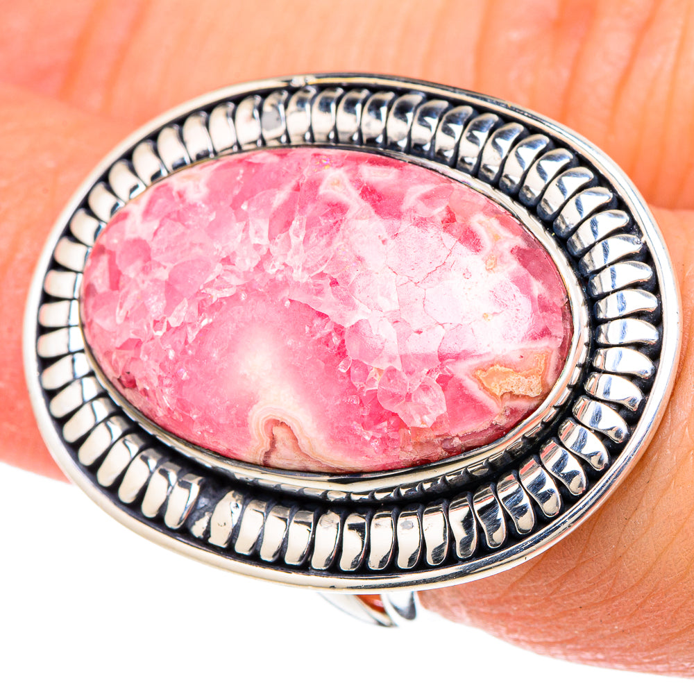 Rhodochrosite Rings handcrafted by Ana Silver Co - RING96201