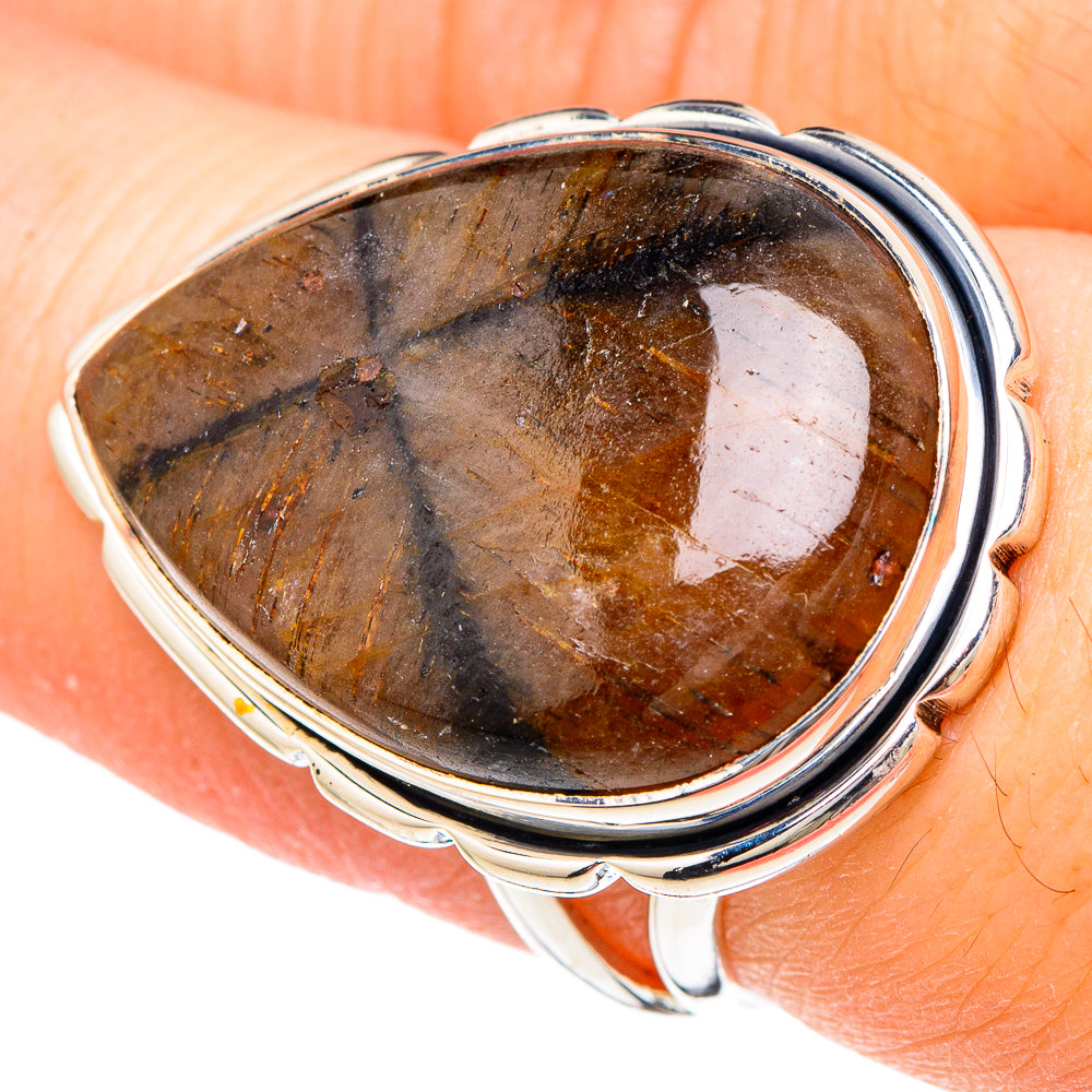 Chiastolite Rings handcrafted by Ana Silver Co - RING96221