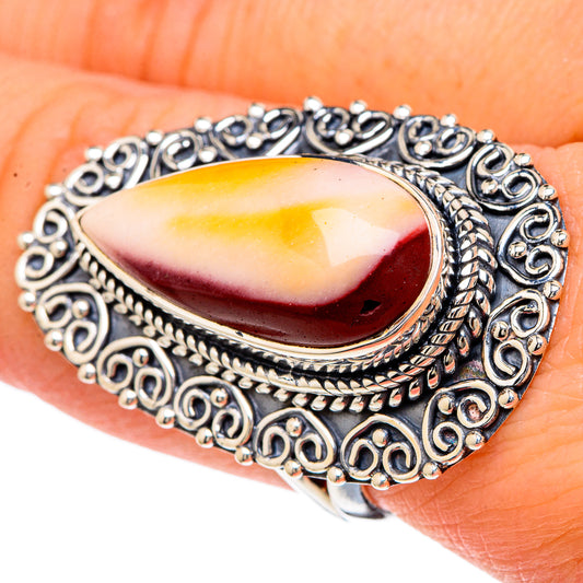 Mookaite Rings handcrafted by Ana Silver Co - RING96222