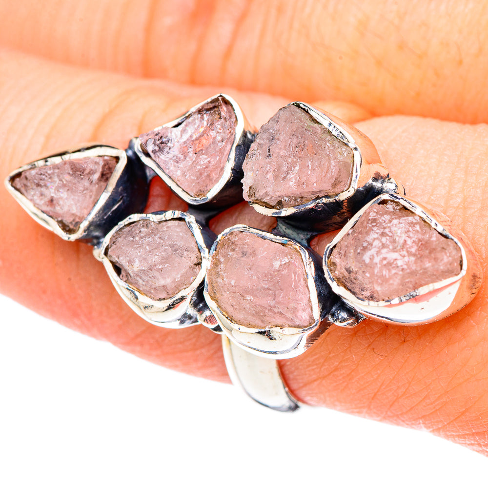 Rose Quartz Rings handcrafted by Ana Silver Co - RING96229