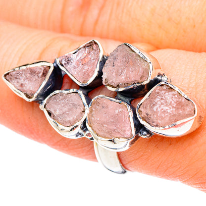 Rose Quartz Rings handcrafted by Ana Silver Co - RING96229