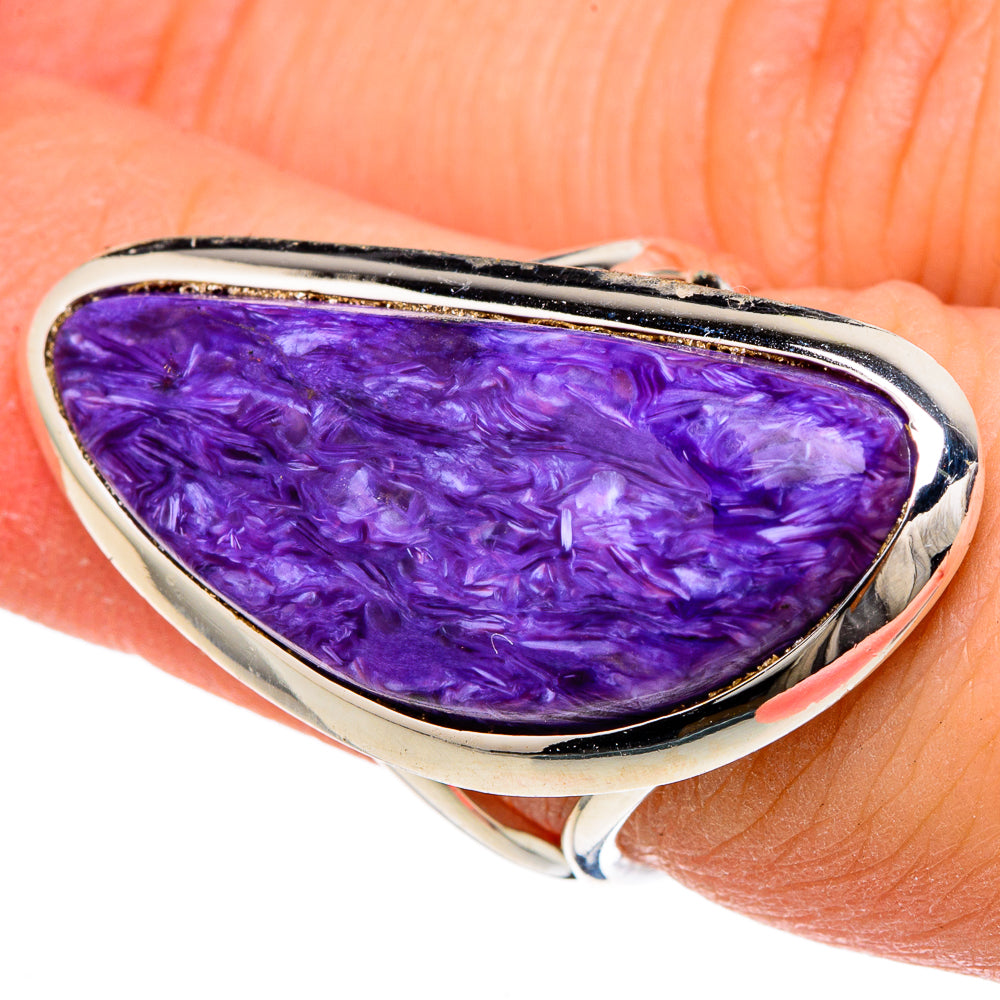 Charoite Rings handcrafted by Ana Silver Co - RING96232