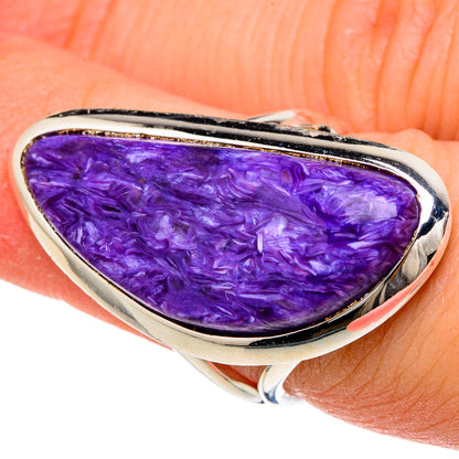 Charoite Rings handcrafted by Ana Silver Co - RING96232