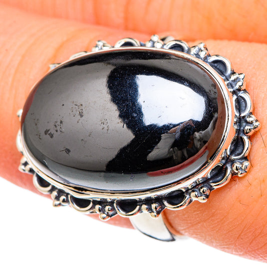 Hematite Rings handcrafted by Ana Silver Co - RING96235
