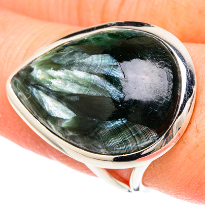 Seraphinite Rings handcrafted by Ana Silver Co - RING96243