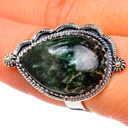 Seraphinite Rings handcrafted by Ana Silver Co - RING96264